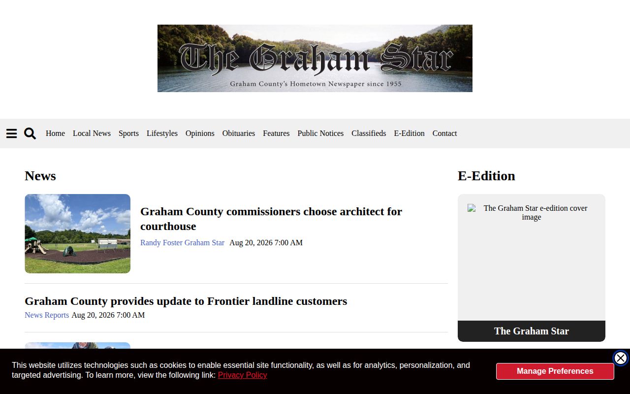 Graham County local news source for arrest records and mugshots